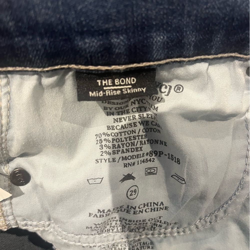 Women’s Blank NYC distressed mid rise skinny jeans - Picture 7 of 8